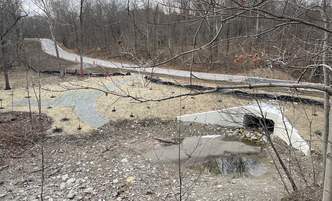 Land clearing for the Glenwood Gardens to Winton Woods project