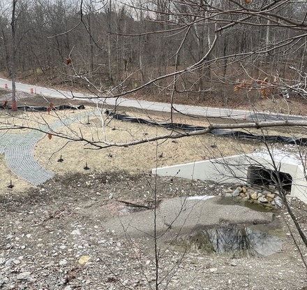 Land clearing for the Glenwood Gardens to Winton Woods project