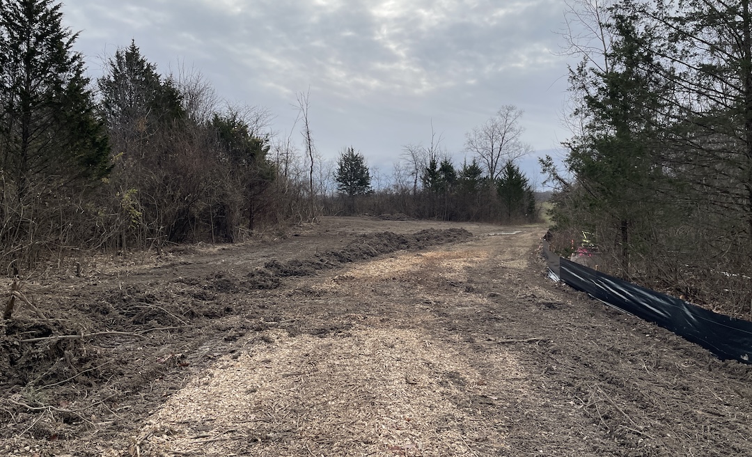 Land clearing for the Glenwood Gardens to Winton Woods project
